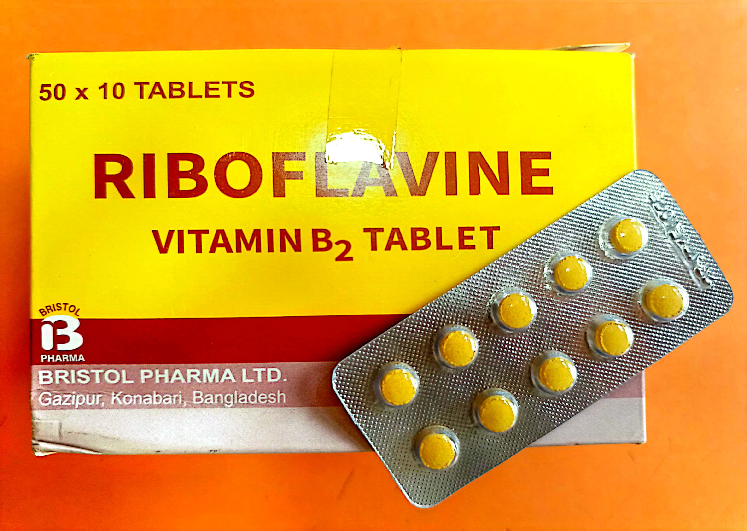 Tablet Riboflavine 5mg (Bristol) (500pcs)